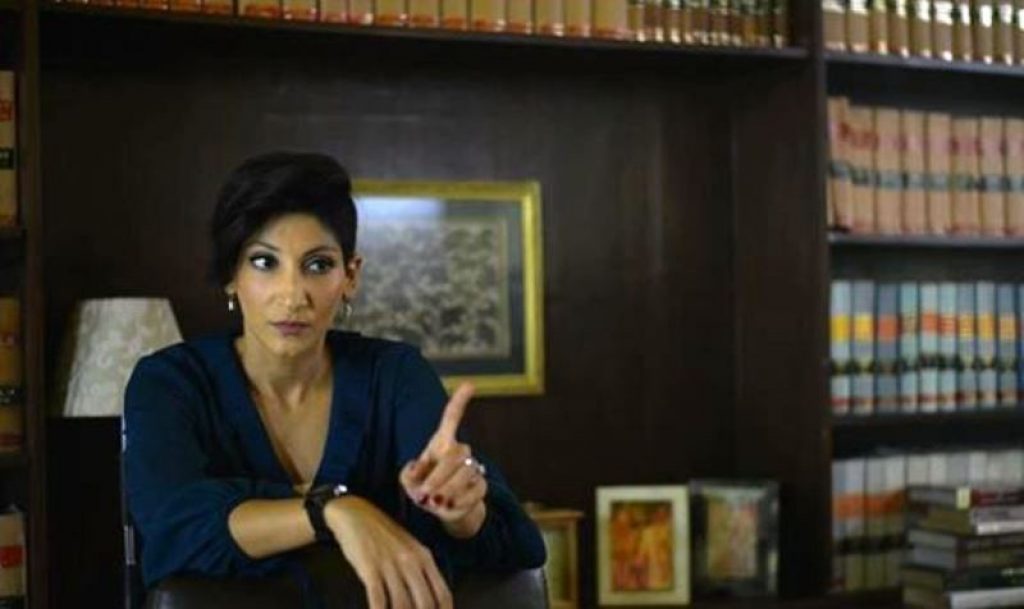Maya Sarao as Lawyer in movie Thappad