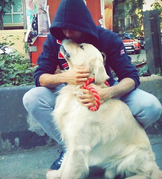 Abhimanyu Dassani pet dog