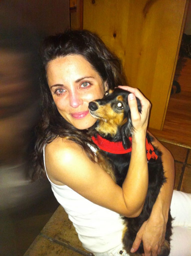 Alanna Ubach pet dog 1