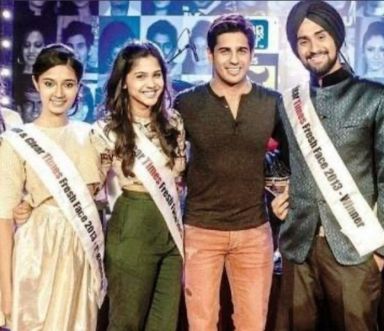 won Miss India contest - clean and clear