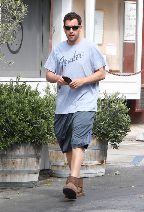 Adam Sandler Physical Stats and Appearance - seen in Los Angeles