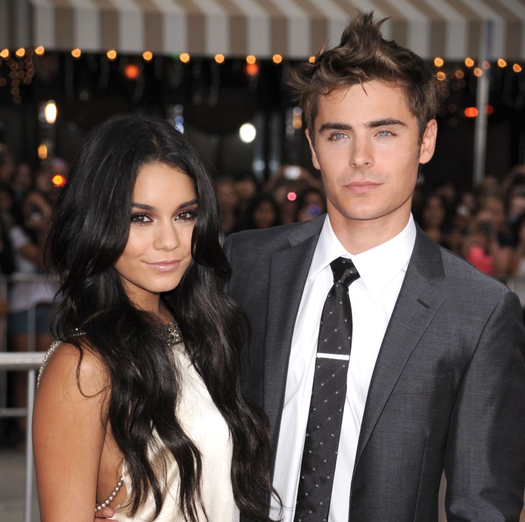 Vanessa Hudgens with Zac Efron